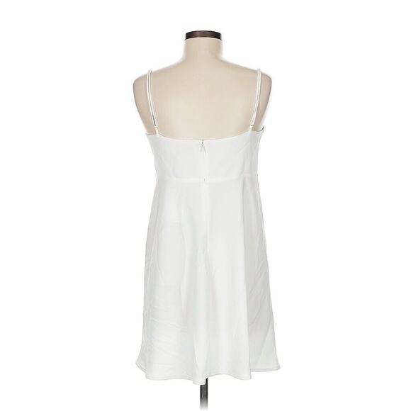 RIXO London Bridal White Oversized Bow White Mini Dress 8 - Picture 3 of 4